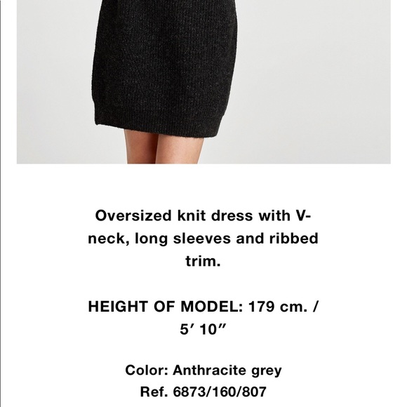 Zara Oversized Sweater Dress - Picture 5 of 5